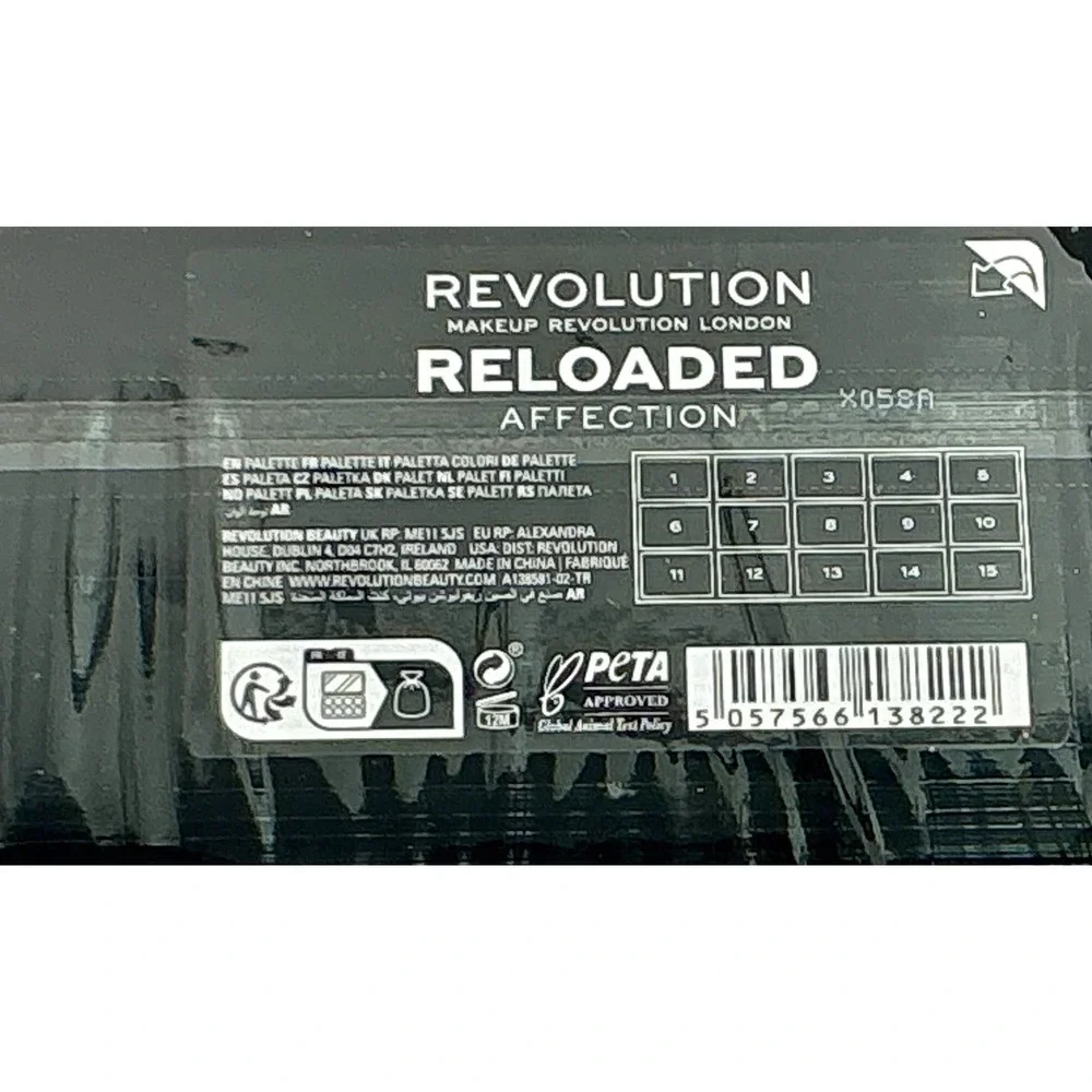 Makeup Revolution Reloaded Affection Eyeshadow Palette 15‎ Shades